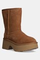 Замшеві чоботи UGG Classic Short New Heights замша коричневий 1158310.CHE