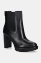 Lauren Ralph Lauren ghete chelsea de piele Layne peste 8 cm negru 802937818001.001