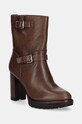Шкіряні черевики Lauren Ralph Lauren Lyvia без утеплення коричневий 802937819003.200