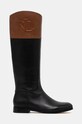 Lauren Ralph Lauren ghete de piele Justine II 802942512001.999 negru NC24