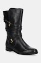 Lauren Ralph Lauren bőr csizma Briannah nem szigetelt fekete 802945680001.001