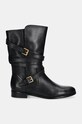 Lauren Ralph Lauren bőr csizma Briannah 802945680001.001 fekete NC24