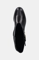 Lauren Ralph Lauren bőr csizma Briannah fekete 802945680001.001