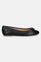 Шкіряні балетки Lauren Ralph Lauren Jayna 802951489001.001 чорний AW24