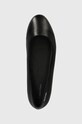 Baleríny Calvin Klein ROUND BALLERINA černá HW0HW00618
