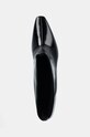 Кожаные полусапожки Calvin Klein HEEL MID BOOT 50 LTH чёрный HW0HW02151
