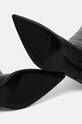 Шкіряні чоботи Calvin Klein HEEL KNEE BOOT 70 LTH HW0HW02162 чорний