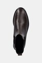 Kožené kotníkové boty Calvin Klein FLAT CHELSEA BOOT LTH hnědá HW0HW02180