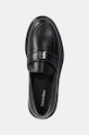 Δερμάτινα μοκασίνια Calvin Klein LOAFER W/HW LTH μαύρο HW0HW02182
