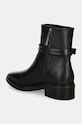 Obuwie Calvin Klein botki skórzane HEEL ANKLE BOOT 30 W/HW LTH HW0HW02183 czarny