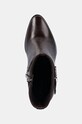 Полусапожки Calvin Klein HEEL ANKLE BOOT 85 W/HW LTH коричневый HW0HW02185