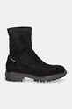 Замшевые ботинки Calvin Klein FLAT SOCK BOOT SUE MIX HW0HW02199 чёрный AW24