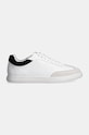 Kožené tenisky Calvin Klein LP CUPSOLE LACE UP LTH MIX HW0HW02208 biela NC24