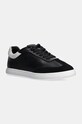 Шкіряні кросівки Calvin Klein LP CUPSOLE LACE UP LTH MIX замша чорний HW0HW02208