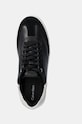 Кожаные кроссовки Calvin Klein LP CUPSOLE LACE UP LTH MIX чёрный HW0HW02208