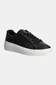 Sneakers boty Calvin Klein VULC LACE UP MONO MIX přírodní kůže černá HW0HW02212