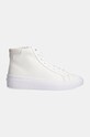 Calvin Klein sneakers din piele VULC HIGH TOP LTH HW0HW02213 alb NC24