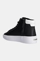 Încălțăminte Calvin Klein sneakers din piele VULC HIGH TOP LTH HW0HW02213 negru