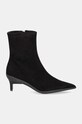 Calvin Klein botki zamszowe HEEL ANKLE BOOT 50 SUE HW0HW02233 czarny AW24