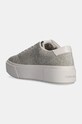 Обувь Кроссовки Calvin Klein FLATFORM CUP LACE UP W/ML FELT HW0HW02325 серый