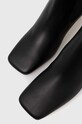JW Anderson leather chelsea boots Chain Heel ANW43021A.999 black