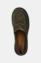 Camper mocasini din piele intoarsa Milah verde K201425.021