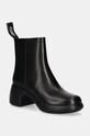 Camper cizme de piele Thelma II 5-8 cm negru K400784.001