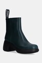 Camper cizme de piele Thelma II 5-8 cm verde K400784.002
