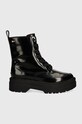 Členkové topánky Tommy Hilfiger FLAG RAIN LACE UP BOOT FW0FW07953 čierna AW24