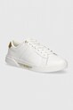 Δερμάτινα αθλητικά παπούτσια Tommy Hilfiger CHIC PANEL COURT SNEAKER φλατ λευκό FW0FW07998