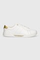 Δερμάτινα αθλητικά παπούτσια Tommy Hilfiger CHIC PANEL COURT SNEAKER FW0FW07998 λευκό AW24