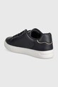 Boty Kožené sneakers boty Tommy Hilfiger ESSENTIAL COURT SNEAKER FW0FW08000 námořnická modř