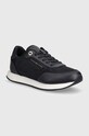 Кросівки Tommy Hilfiger ESSENTIAL RUNNER лицьова шкіра темно-синій FW0FW08004