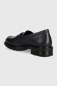 Scarpe Tommy Hilfiger mocassini in pelle TH PENNY LOAFER FW0FW08029 blu navy