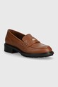 Tommy Hilfiger mocasini de piele TH PENNY LOAFER piele maro FW0FW08029