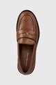 Tommy Hilfiger mocasini de piele TH PENNY LOAFER maro FW0FW08029
