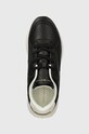 Kožené sneakers boty Tommy Hilfiger CHIC CHUNKY RUNNER černá FW0FW08203