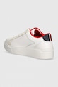 Tommy Hilfiger sneakersy skórzane TH PLATFORM COURT SNEAKER NBK biały FW0FW08210