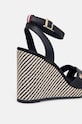 Sandale Tommy Hilfiger IM RAFFIA SANDAL mornarsko plava FW0FW08224
