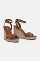 Cipők Tommy Hilfiger szandál IM RAFFIA SANDAL FW0FW08224 barna