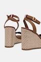 Sandale Tommy Hilfiger IM RAFFIA SANDAL FW0FW08224 smeđa