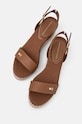 Sandale Tommy Hilfiger IM RAFFIA SANDAL smeđa FW0FW08226