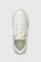 Kožené sneakers boty Tommy Hilfiger ELEVATED ESSENT RUNNER MONOGRAM bílá FW0FW08285