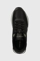 Tommy Hilfiger sneakers din piele ELEVATED ESSENT RUNNER MONOGRAM negru FW0FW08285