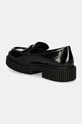 Încălțăminte Armani Exchange mocasini de piele XDA005.XV878.00002 negru