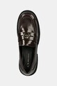 Kožené mokasíny Armani Exchange hnědá XDA005.XV878.01800