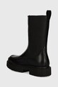 Încălțăminte Armani Exchange ghete chelsea de piele XDN033.XV875.00002 negru