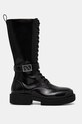 Armani Exchange cizme XDO017.XV876.00002 negru AW24