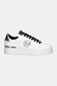 Шкіряні кросівки Philipp Plein Nappa Lo-Top Hexagon USC0676.PLE075N.02 білий AW24