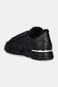 Obuwie Philipp Plein sneakersy skórzane Nappa Lo-Top Fur Hexagon USC0691.PLE075N.0202 czarny